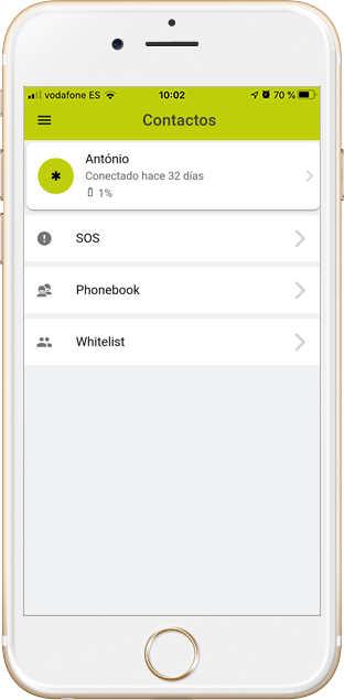 Nock app contactos